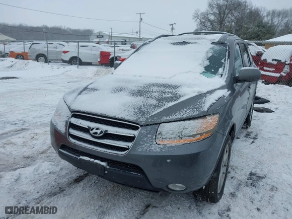 2009 Hyundai Santa Fe SE with VIN 5NMSH13E19H287053, listed as a IAAI auction lot 41600820 with 0 mi miles. Bid and sale history available at carsss.com. Image 2.