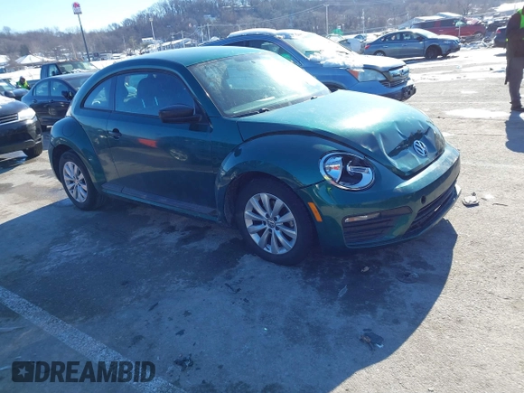 2017 Volkswagen Beetle 1.8T Fleet with VIN 3VWF17AT6HM618275, listed as a IAAI auction lot 41318611 with 134,594 mi miles. Bid and sale history available at carsss.com. Image 1.