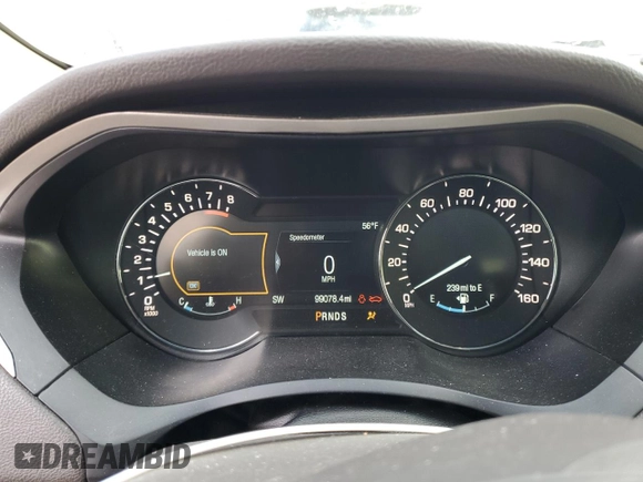 2017 Lincoln MKZ Select with VIN 3LN6L5CC6HR624896, listed as a Copart auction lot 74998444 with 99,078 mi miles and Salvage Title. Bid and sale history available at DreamBid. Image 9.