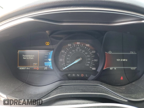 2020 Ford Fusion SE with VIN 3FA6P0HD8LR146847, listed as a Copart auction lot 56964405 with 63,657 mi miles and Non repairable. Bid and sale history available at DreamBid. Image 9.