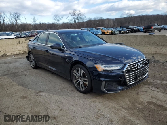 2022 Audi A6 Prestige with VIN WAUM2BF25NN046558, listed as a Copart auction lot 88061885 with 0 mi miles and Salvage Title. Bid and sale history available at carsss.com. Image 4.