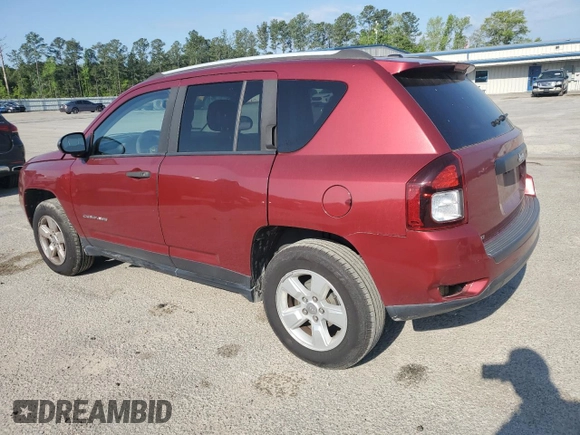 2016 Jeep Compass Sport with VIN 1C4NJCBA8GD763381, listed as a Copart auction lot 52427695 with 154,867 mi miles and Clean Title. Bid and sale history available at DreamBid. Image 2.