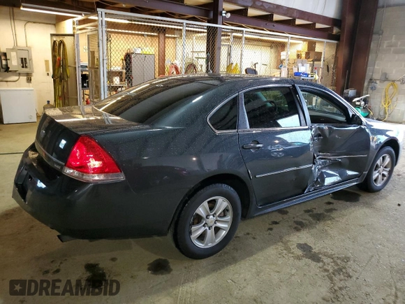 2015 Chevrolet Impala LS with VIN 2G1WA5E36F1171137, listed as a Copart auction lot 63060935 with 148,000 mi miles and Salvage title. Bid and sale history available at DreamBid. Image 3.