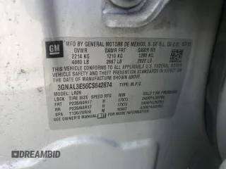 2012 Chevrolet Captiva Sport LT with VIN 3GNAL3E56CS642874, listed as a Copart auction lot 70804154 with Not Provided miles and Salvage Title. Bid and sale history available at DreamBid. Image 14.