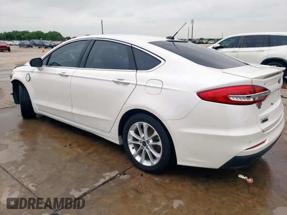 2019 Ford Fusion Titanium with VIN 3FA6P0SU7KR208701, listed as a Copart auction lot 54910895 with 114,991 mi miles and Salvage title. Bid and sale history available at DreamBid. Image 2.