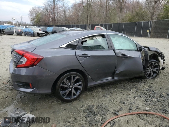 2021 Honda Civic Sport with VIN 2HGFC2F87MH544279, listed as a Copart auction lot 49745115 with 73,822 mi miles and Clean Title. Bid and sale history available at DreamBid. Image 3.