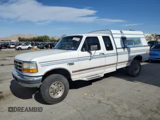1997 Ford F-250 with VIN 1FTHX26G3VEB84732, listed as a Copart auction lot 60505755 with Not provided miles and Salvage title. Bid and sale history available at DreamBid. Image 1.