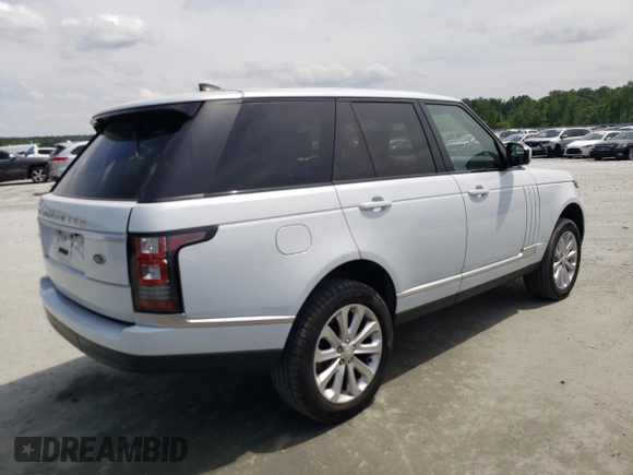 2017 Land Rover Range Rover HSE z VIN SALGS2FV2HA370503, wystawiony jako Copart lot #57427695 z przebiegiem 75 947 mil mil oraz Czysty tytuł • Clean title. Historia ofert i sprzedaży dostępna na DreamBid. Obrazek 4.