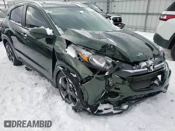 2018 Honda HR-V EX-L with VIN 3CZRU6H70JM701159, listed as a Copart auction lot 87894095 with 28,972 mi miles and Salvage Title. Bid and sale history available at carsss.com. Image 12.