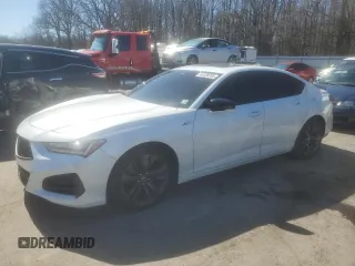 2021 Acura TLX w/A-Spec Package with VIN 19UUB5F54MA006736, listed as a Copart auction lot 44530385 with Not provided miles and Salvage title. Bid and sale history available at DreamBid. Image 1.