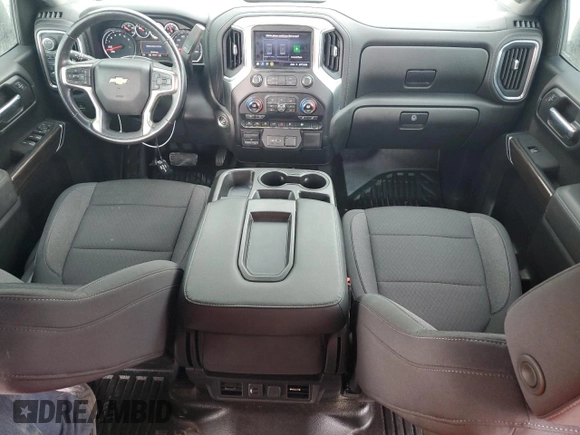 2021 Chevrolet Silverado 1500 LT with VIN 1GCRYDED0MZ372216, listed as a Copart auction lot 77602794 with 49,473 mi miles and Salvage Title. Bid and sale history available at DreamBid. Image 8.