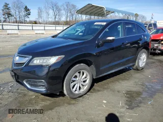 2016 Acura RDX Tech Pkg with VIN 5J8TB4H59GL023754, listed as a Copart auction lot 42636925 with 160,185 mi miles and Salvage Title. Bid and sale history available at carsss.com. Image 1.