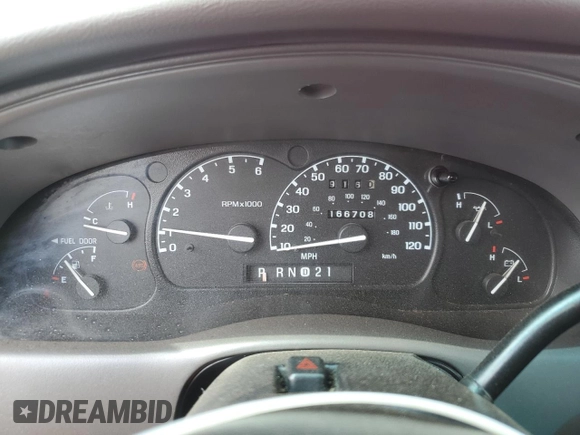 2002 Ford Ranger XL Fleet with VIN 1FTZR45E12TA71296, listed as a Copart auction lot 52533795 with 166,708 mi miles and Salvage Title. Bid and sale history available at DreamBid. Image 9.