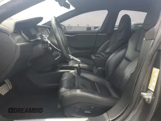 2018 Tesla Model S 75D with VIN 5YJSA1E40JF297040, listed as a Copart auction lot 57997045 with 113,503 mi miles and Salvage title. Bid and sale history available at DreamBid. Image 7.