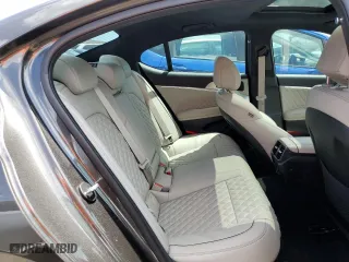 2023 Genesis G70 3.3T with VIN KMTG54TEXPU117927, listed as a Copart auction lot 49095243 with 0 mi miles. Bid and sale history available at carsss.com. Image 10.