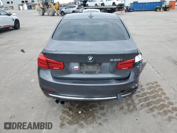 2017 BMW 3 Series 330i with VIN WBA8B9C38HK885925, listed as a Copart auction lot 86799814 with 71,095 mi miles and Salvage Title. Bid and sale history available at carsss.com. Image 6.