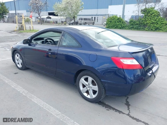 2007 Honda Civic Cpe EX with VIN 2HGFG12887H503006, listed as a IAAI auction lot 41937673 with 167,081 mi miles. Bid and sale history available at carsss.com. Image 3.