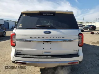 2022 Ford Expedition Max Limited с VIN 1FMJK1KT1NEA61732, выставлен на аукционе Copart как лот 88970155 с пробегом 55 771 миль миль и Списание • Salvage title. История ставок и продаж доступна на DreamBid. Изображение 6.