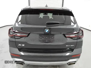 2024 BMW X3 sDrive30i with VIN 5UX43DP03R9W14974, listed as a Copart auction lot 49742925 with 21,256 mi miles and Clean Title. Bid and sale history available at DreamBid. Image 6.
