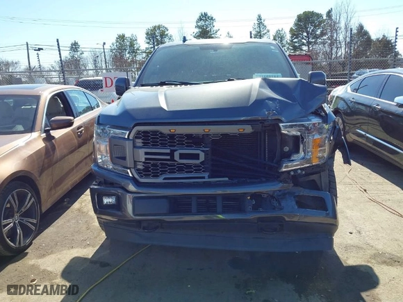 2018 Ford F-150 XL with VIN 1FTEW1EG6JFE55921, listed as a IAAI auction lot 41650184 with 95,712 mi miles. Bid and sale history available at carsss.com. Image 12.