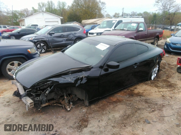 2008 Infiniti G37 Coupe Journey with VIN JNKCV64E18M109061, listed as a IAAI auction lot 41933554 with Not Provided miles. Bid and sale history available at carsss.com. Image 2.