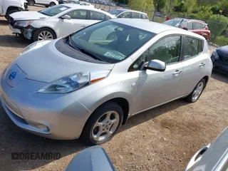 2011 Nissan LEAF SL-e with VIN JN1AZ0CP9BT009562, listed as a IAAI auction lot 42228290 with 93,183 mi miles and . Bid and sale history available at DreamBid. Image 2.