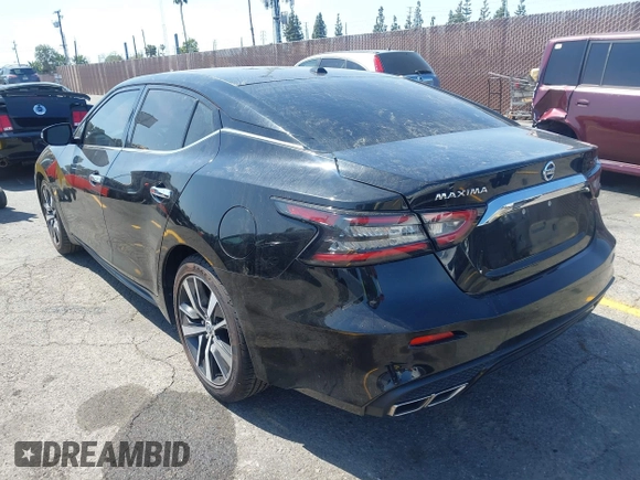 2020 Nissan Maxima SV with VIN 1N4AA6CV3LC363669, listed as a IAAI auction lot 41988306 with 87,766 mi miles and . Bid and sale history available at DreamBid. Image 3.