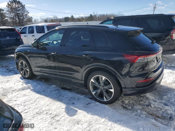 2024 Audi Q4 e-tron Premium Plus with VIN WA1LUBFZ1RP070771, listed as a Copart auction lot 46275665 with 1,644 mi miles and Salvage Title. Bid and sale history available at carsss.com. Image 2.