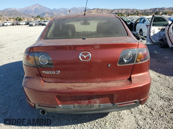 2006 Mazda 3 s with VIN JM1BK324961541457, listed as a Copart auction lot 85346394 with 136,175 mi miles and Salvage Title. Bid and sale history available at DreamBid. Image 6.