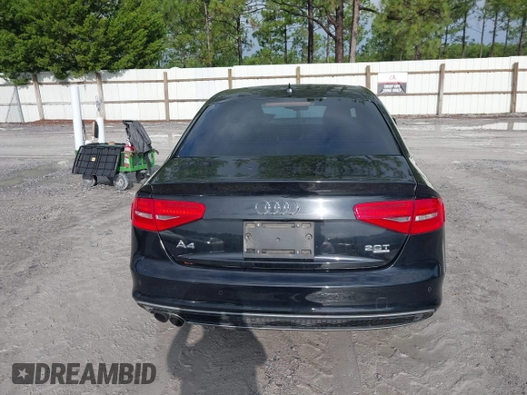2014 Audi A4 Premium Plus with VIN WAUFFAFL0EN029084, listed as a IAAI auction lot 42644601 with 128,551 mi miles and . Bid and sale history available at DreamBid. Image 17.