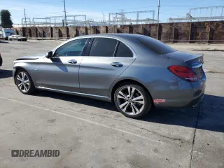 2017 Mercedes-Benz C 350e with VIN 55SWF4HB0HU225441, listed as a Copart auction lot 41779345 with 91,695 mi miles and Salvage Title. Bid and sale history available at DreamBid. Image 2.