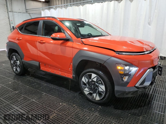2024 Hyundai Kona SEL with VIN KM8HBCABXRU179860, listed as a Copart auction lot 61502185 with 19,376 mi miles and Clean title. Bid and sale history available at DreamBid. Image 4.
