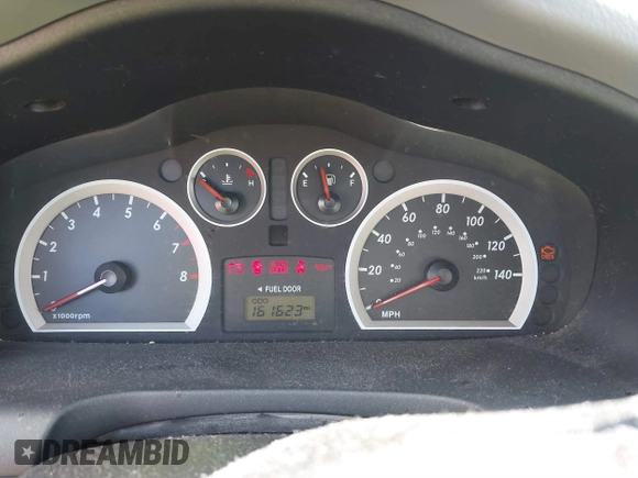 2005 Hyundai Santa Fe GLS with VIN KM8SC73D55U988475, listed as a IAAI auction lot 41779224 with 161,623 mi miles. Bid and sale history available at carsss.com. Image 7.
