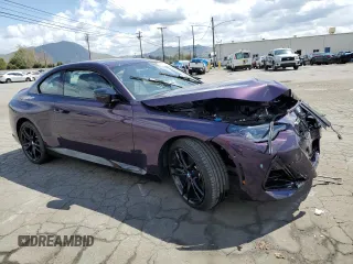 2022 BMW 2 Series M240i xDrive with VIN 3MW53CM07N8C51763, listed as a Copart auction lot 47286223 with 6,983 mi miles and . Bid and sale history available at carsss.com. Image 4.
