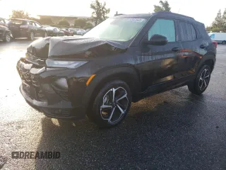 2022 Chevrolet TrailBlazer RS with VIN KL79MTSL1NB037183, listed as a Copart auction lot 37947643 with 47,339 mi miles. Bid and sale history available at carsss.com. Image 1.