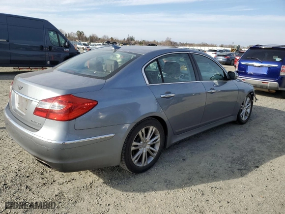 2014 Hyundai Genesis 3.8L with VIN KMHGC4DD3EU260379, listed as a Copart auction lot 42351225 with 169,992 mi miles and Salvage Title. Bid and sale history available at carsss.com. Image 3.