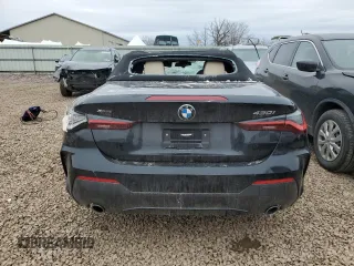 2023 BMW 4 Series 430i xDrive with VIN WBA43AT08PCM90476, listed as a Copart auction lot 50727785 with 11,677 mi miles and Salvage Title. Bid and sale history available at DreamBid. Image 6.