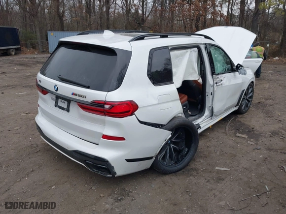 2022 BMW X7 M50i with VIN 5UXCX6C00N9K19775, listed as a IAAI auction lot 41256543 with 31,942 mi miles. Bid and sale history available at carsss.com. Image 6.