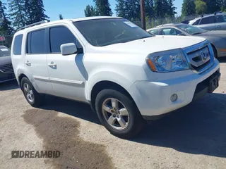 2011 Honda Pilot EX-L z VIN 5FNYF4H58BB105298, wystawiony jako IAAI lot #42450156 z przebiegiem 193 279 mil mil oraz . Historia ofert i sprzedaży dostępna na DreamBid. Obrazek 1.