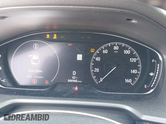 2019 Honda Accord Touring with VIN 1HGCV2F98KA010158, listed as a IAAI auction lot 41914888 with 46,960 mi miles and . Bid and sale history available at DreamBid. Image 7.