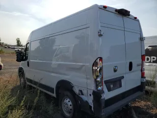 2023 Ram ProMaster Cargo with VIN 3C6LRVCG5PE585594, listed as a Copart auction lot 71337814 with 13,650 mi miles and Salvage Title. Bid and sale history available at DreamBid. Image 2.