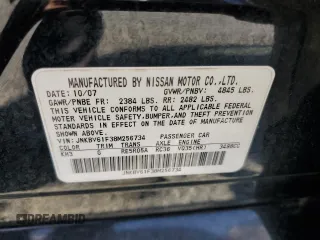 2008 Infiniti G35 x with VIN JNKBV61F38M256734, listed as a Copart auction lot 68904004 with 216,045 mi miles and Salvage Title. Bid and sale history available at DreamBid. Image 14.