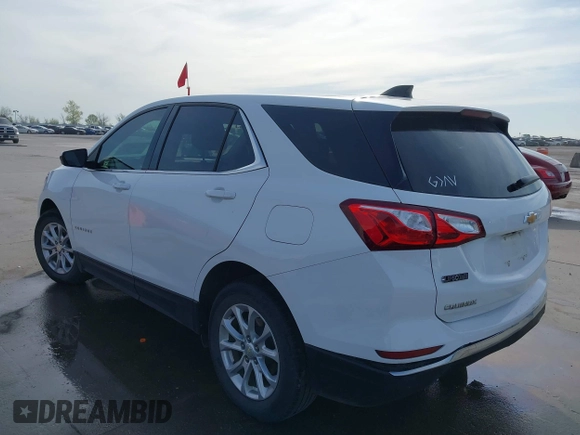 2020 Chevrolet Equinox LT with VIN 3GNAXKEV1LS695819, listed as a IAAI auction lot 41860240 with 57,214 mi miles. Bid and sale history available at carsss.com. Image 3.