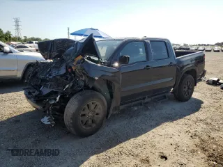 2023 Nissan Frontier SV with VIN 1N6ED1EJ7PN630402, listed as a Copart auction lot 57339595 with 35,876 mi miles and Salvage title. Bid and sale history available at DreamBid. Image 1.