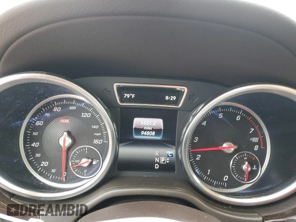 2017 Mercedes-Benz GLE 350 with VIN 4JGDA5HB5HA864688, listed as a Copart auction lot 62054415 with 94,808 mi miles and Salvage title. Bid and sale history available at DreamBid. Image 9.