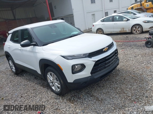 2023 Chevrolet TrailBlazer LS with VIN KL79MMS27PB164679, listed as a IAAI auction lot 41785080 with 30,131 mi miles and . Bid and sale history available at DreamBid. Image 1.