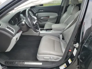 2017 Acura TLX V6 w/Technology Pkg with VIN 19UUB2F52HA001409, listed as a Copart auction lot 53571115 with 66,361 mi miles and Salvage title. Bid and sale history available at DreamBid. Image 7.