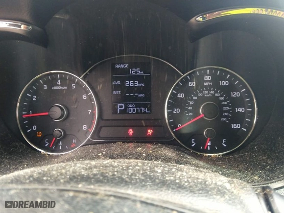 2014 Kia Forte LX with VIN KNAFX4A65E5194905, listed as a IAAI auction lot 36549656 with 100774 miles. Bid and sale history available at carsss.com. Image 7.