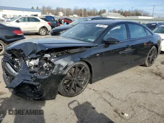 2024 Audi A8 with VIN WAULDAF82RN000941, listed as a Copart auction lot 78061823 with 487 mi miles and Salvage Title. Bid and sale history available at carsss.com. Image 1.