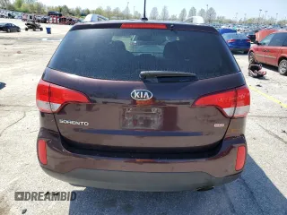 2014 Kia Sorento LX with VIN 5XYKTCA66EG497383, listed as a Copart auction lot 51547955 with 143,872 mi miles and Salvage Title. Bid and sale history available at carsss.com. Image 6.